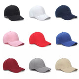 Unisex Hat Plain Curved Sun Visor Hat Outdoor Dustproof Baseball Cap Solid Color Fashion Adjustable Leisure Caps Men Women