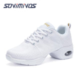 Dancing Shoes Sports Feature Modern Dance Jazz Shoes Soft Outsole Breath Dance Shoes Sneakers for Woman Practice Shoes Ladies