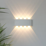 LED Wall Light Outdoor Waterproof IP65 Porch Garden Wall Lamp &amp; Indoor Bedroom Bedside Decoration Lighting Lamp Aluminum