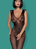 Erotic Open Crotch Bodystocking Lingerie Black Bodysuit Sexy Porn Sleeveless Underwear Women Body Crotchless Costume