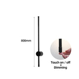 Led Indoor Wall Lamp Touch Switch Wall Sconce Lighting Fixture Bedroom Living Room Sofa Background Long Wall Light For Home