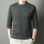 New Men's Casual Pullover Fashion Sweater Autumn and Winter Warm Top