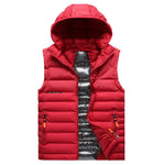 Men Autumn New Outwear Casual Thick Warm Windproof Sleeveless Vest Jacket WaistCoat Men Spring Outfits Sport Pockets Vest Men