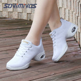 Dancing Shoes Sports Feature Modern Dance Jazz Shoes Soft Outsole Breath Dance Shoes Sneakers for Woman Practice Shoes Ladies