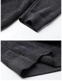 Spring Autumn 100% Pure Merino Wool Pullover Sweater Men O-neck Long-sleeve Cashmere Knitwear Female Clothing Grace