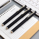 Large Capacity Gel Pen set 1.0/0.7/0.5mm Signature Calligraphy Handwriting Pens Carbon Black/Blue/Red Ball Pen For Business