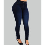 Sexy Women Casual Jeans Skinny Lift Butt Leggings Bodycon High Waist Denim Pants Push Up Hip Pencil Lift Jeans Women High Street