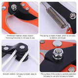 High Altitude Three Pulley Pruning Scissors Tree Pruner Branches Cutter Garden Shears Saw Fruit Pick Cutting Tools Without Rod