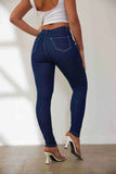 Women's Jeans 2024 Summer High Waisted Slimming and Tight Fitting Large Size Buttocks Lifting Small Leg Jeans for Women