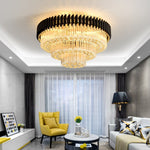 BOSSEN LED modern crystal ceiling light circular/square bedroom living room ceiling light.