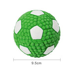 Squeaky Dog Toys Natural Latex Rubber Balls Soft Bouncy Durable for Small Medium Large Dogs Interactive Chew Fetch Play Dog Toy