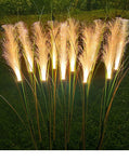 8Pcs 2023 New Style LED Solar Garden Light Fiber Optic Reed Light Outdoor Decorative Solar Flower Light Garden/Yard/Lawn