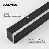 LUCKYLED Modern Led Wall Light AC85-265V Waterproof IP65 Outdoor Lighting Garden Porch Long Wall Lamp Indoor Decoration Sconce