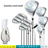 PGM RIO 2016 Ⅱ 11/9/4pcs Women Golf Club Set with Bag Carbon Iron Wood Driver Putting Sand Beginer Training Practice Club LTG014