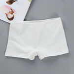 6pc/Lot Children Kids Girls Soft Underwear Elastic Boxer Shorts Panties Solid Underpants 8-14Years