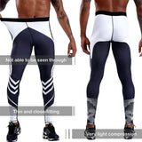 Men's Running Leggings Sportswear Quick Dry Gym Fitness Tights Workout Training Jogging Sports Trousers Compression Sport Pants