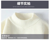 Men's Casual Versatile Knitted Top2024Autumn/Winter New Style Half Polo/Turtle Neck Sweater Quick Selling Through Outer Trade