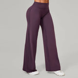 Women Straight Yoga Leg Bottoms Soft Stretchy Fabric Women's Yoga Pants GYM Sweat-Wicking Properties Running Sport Trousers