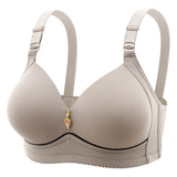 Sexy Closure Bra Women Front Fastening Bra Wireless Bras for Women Push Up Lingerie Plus Size Brassiere No Steel Ring Bra