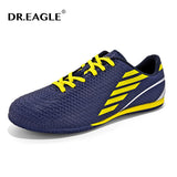 DR.EAGLE Men Football Shoes Lightweight Anti-Slip Soccer Shoes Superfly Outdoor Breathable Training Soccer Cleats Sports Shoes