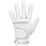 1pc Men's Golf Glove Micro Soft Fabric Breathable Golf Gloves With Magnetic  Marker Replaceable White Glove