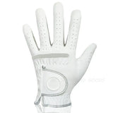 1pc Men's Golf Glove Micro Soft Fabric Breathable Golf Gloves With Magnetic  Marker Replaceable White Glove