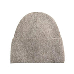 Winter Angora Rabbit Keep Warm Knitting Solid Cap Leisure Lady Skullies Beanies Cap Men Women Cool Hat