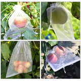 50/100pcs Grapes Fruit Grow Bags Netting Mesh For Strawberry Vegetable Plant Protection Gift Organza Bags Anti-Bird Garden Tools