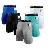 Men Running Short  Quick Dry Leggings Mens Compression Tights Gym Fitness Sport Shorts Male Trunks