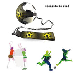 Adjustable Soccer Ball Skill Training Juggle Band Solo Practice Auxiliary Circling Elastic Belt Football Kick Trainer Equipment