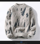 Brand Clothing High Quality Fashion Sweaters/Male Loose Casual Knitted Pullover/Man Casual Round Neck Sweaters M-3XL