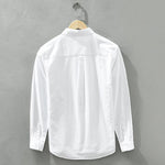 2023 Autumn New Classic Casual Shirts for Men Pure Cotton Slim Turn-down Collar Shirts C6677