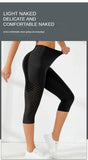 New Large Panel Pocket Design with High Waist, Hip Lift, Slimming Yoga Pants, Fitness Running Crop Pants