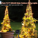 Outdoor Waterproof Solar Led Light Outdoor Garland Solar Power Lamp Garden Lights Christmas Party Garden Solar Lamp Decoration