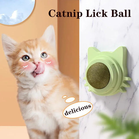 Catnip Ball Cat Toy Pasted Lollipop Gatos Mint On The Wall Pet Energy Ball Mascotas Snack Goods кошачья мята For Cat Accessories