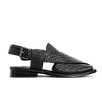 Black Sandals for Men Brown Woven Buckle Strap Men Shoes Leisure Vacation Beach Shoes Size 38-46 Free Shipping