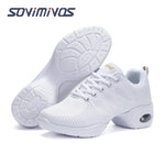 Dancing Shoes Sports Feature Modern Dance Jazz Shoes Soft Outsole Breath Dance Shoes Sneakers for Woman Practice Shoes Ladies