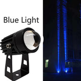 Outdoor LED Wall Spotlight 5W 9W 12W Home Landscape Lighting 110V 220V Red Green Blue RGB Remote Lights Waterproof One Beam