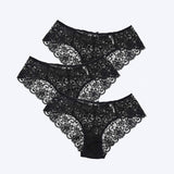 3pcs/Pack! Sexy Women Lace Panties Underwear Lace Briefs S M L XL Women Underwear