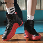 Cool Men&#39;s Sneakers High Top Basketball Shoes Breathable Cushioning Retro Male Running Sports Shoes Big Size 46 47 Footwear