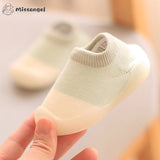 Baby Socks Shoes Infant Color Matching Cute Kids Boys Shoes Doll Soft Soled Child Floor Socks Shoes Toddler Girls First Walkers