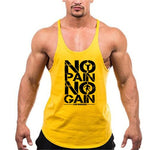 Summer Y Back Gym Stringer Tank Top Men Cotton Clothing Bodybuilding Sleeveless Shirt Fitness Vest Muscle Singlets Workout Tank