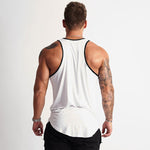 Blank Men&#39;s gym clothing Bodybuilding tank top Man summer fashion sleeveless shirt cotton fitness sportswear slim muscle vests