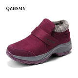 2022 Winter Women Sneakers Large Size Cotton Shoes Woman Keep Warm Fur Outdoor Waterproof Platform Casual Shoes Tennis Female