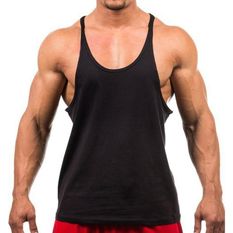 2023 New Style Jogger Gym Singlet Training Bodybuilding Tank Top Vest Shirt Sleeveless Fitness Cotton Shirt For Men Wholesale