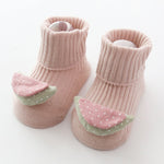 Cotton Baby Socks Cartoon Fruit Newborn Socks Anti Slip Floor Socks Autumn Winter Socks for Children Baby Boy Girl Infant Socks