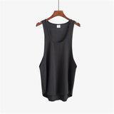 Fitness clothing blank sleeveless shirt mens gym stringer tank top bodybuilding tanktop men sportwear undershirt fashion vest