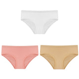 CINOON 3PCS/Set Women&#39;s Panties Cotton Underwear Solid Color Briefs Girls Low-Rise Soft Panty Women Underpants Female Lingerie