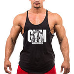 Summer Y Back Gym Stringer Tank Top Men Cotton Clothing Bodybuilding Sleeveless Shirt Fitness Vest Muscle Singlets Workout Tank