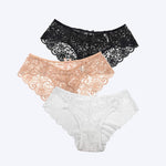 3pcs/Pack! Sexy Women Lace Panties Underwear Lace Briefs S M L XL Women Underwear